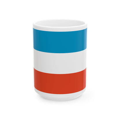 DEU Prenzlau Flag former (Germany) White Coffee Mug-15oz-Go Mug Yourself
