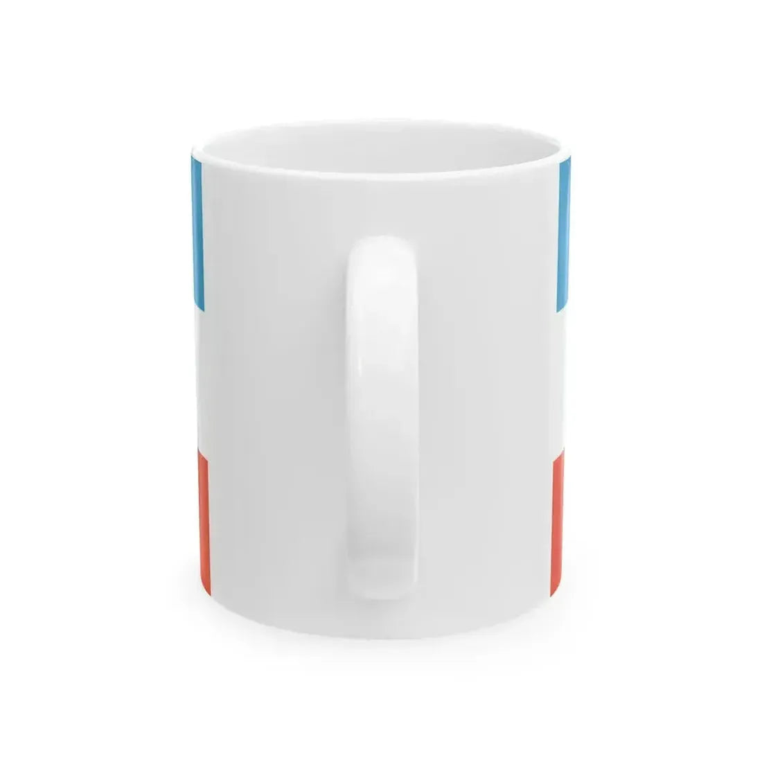 DEU Prenzlau Flag former (Germany) White Coffee Mug - Go Mug Yourself
