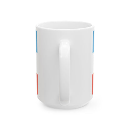DEU Prenzlau Flag former (Germany) White Coffee Mug-Go Mug Yourself