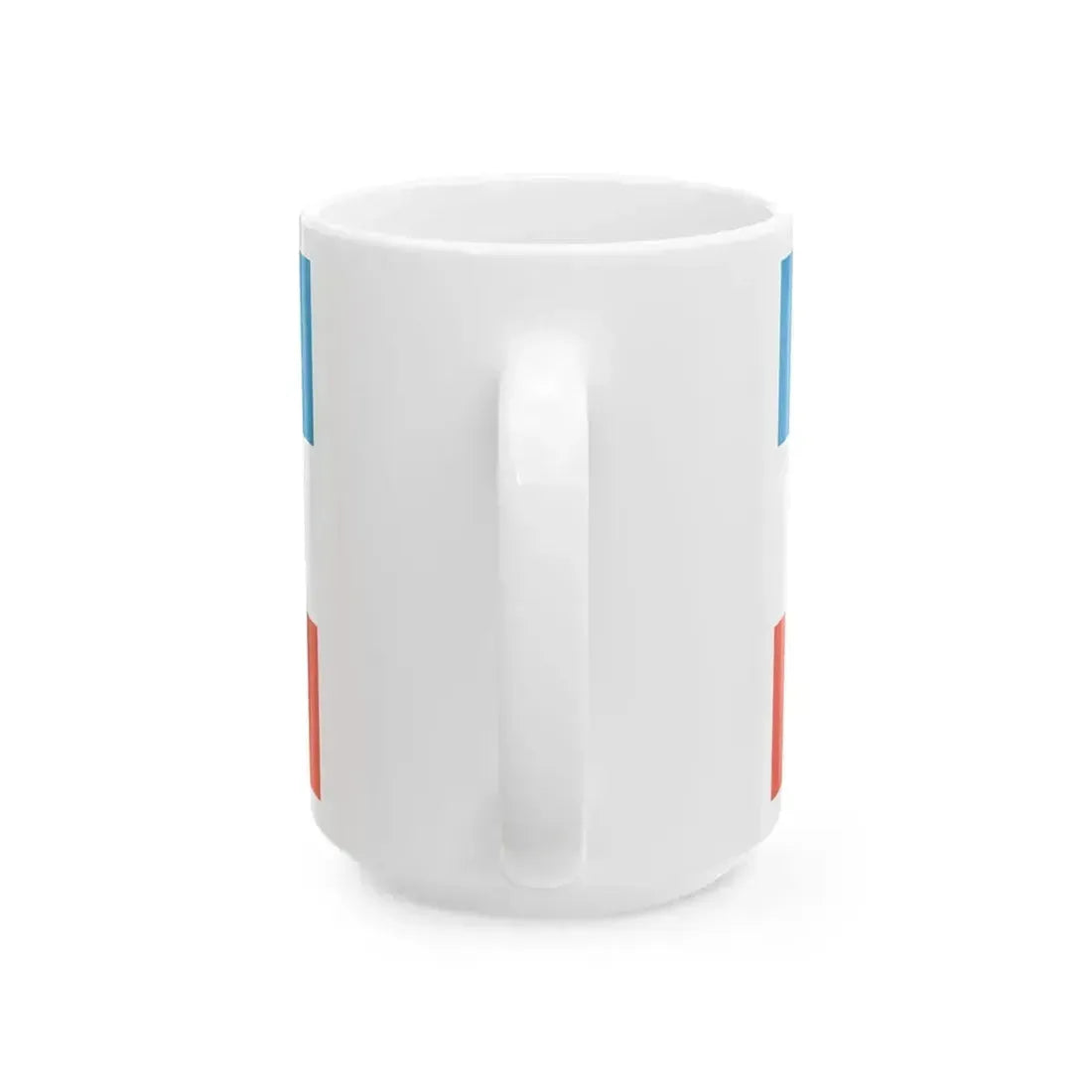 DEU Prenzlau Flag former (Germany) White Coffee Mug - Go Mug Yourself