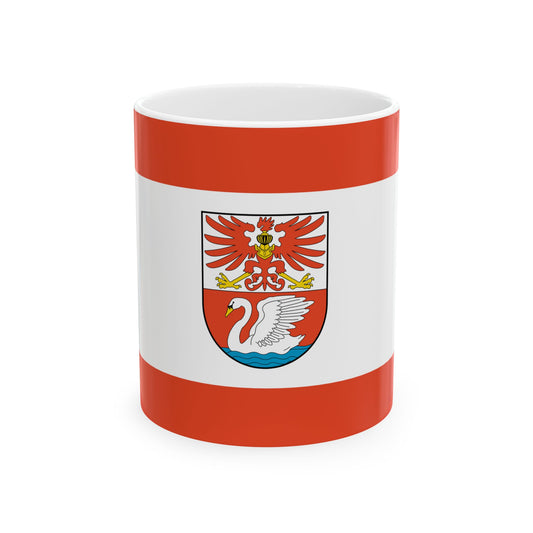 DEU Prenzlau Flag (Germany) White Coffee Mug-11oz-Go Mug Yourself