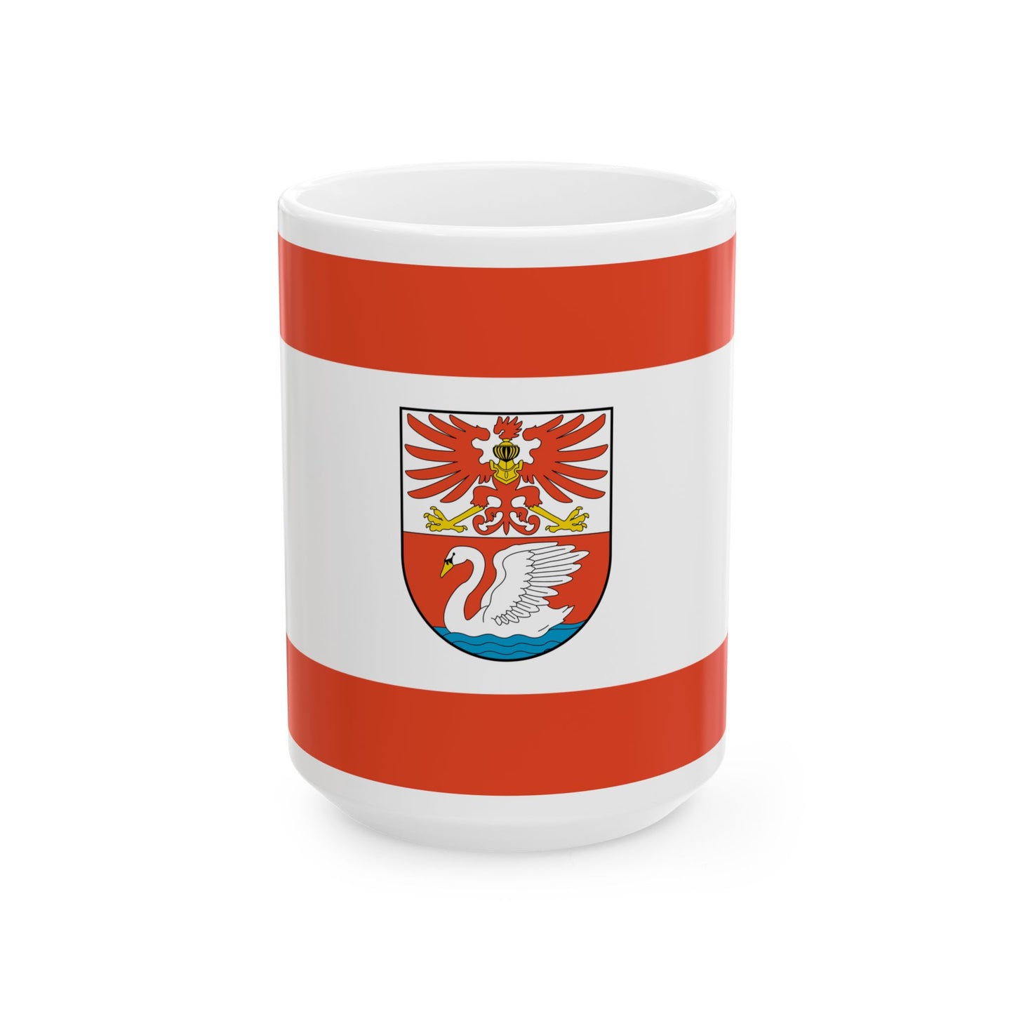 DEU Prenzlau Flag (Germany) White Coffee Mug-15oz-Go Mug Yourself