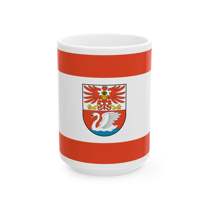 DEU Prenzlau Flag (Germany) White Coffee Mug-15oz-Go Mug Yourself