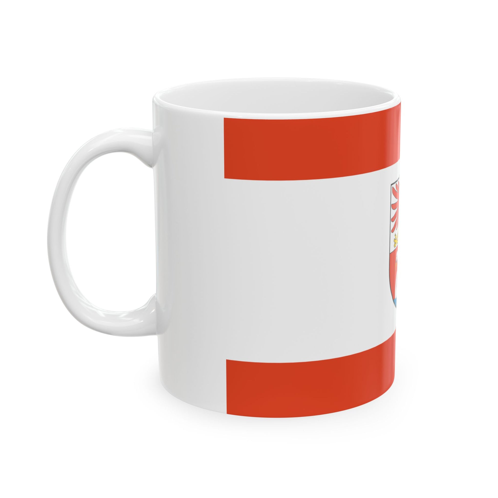 DEU Prenzlau Flag (Germany) White Coffee Mug-Go Mug Yourself