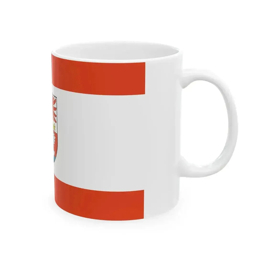 DEU Prenzlau Flag (Germany) White Coffee Mug - Go Mug Yourself
