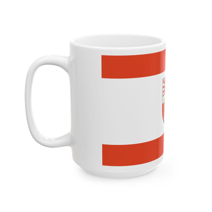 DEU Prenzlau Flag (Germany) White Coffee Mug-Go Mug Yourself
