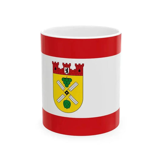 DEU Prenzlauer Berg district Flag (Germany) White Coffee Mug 11oz - Go Mug Yourself