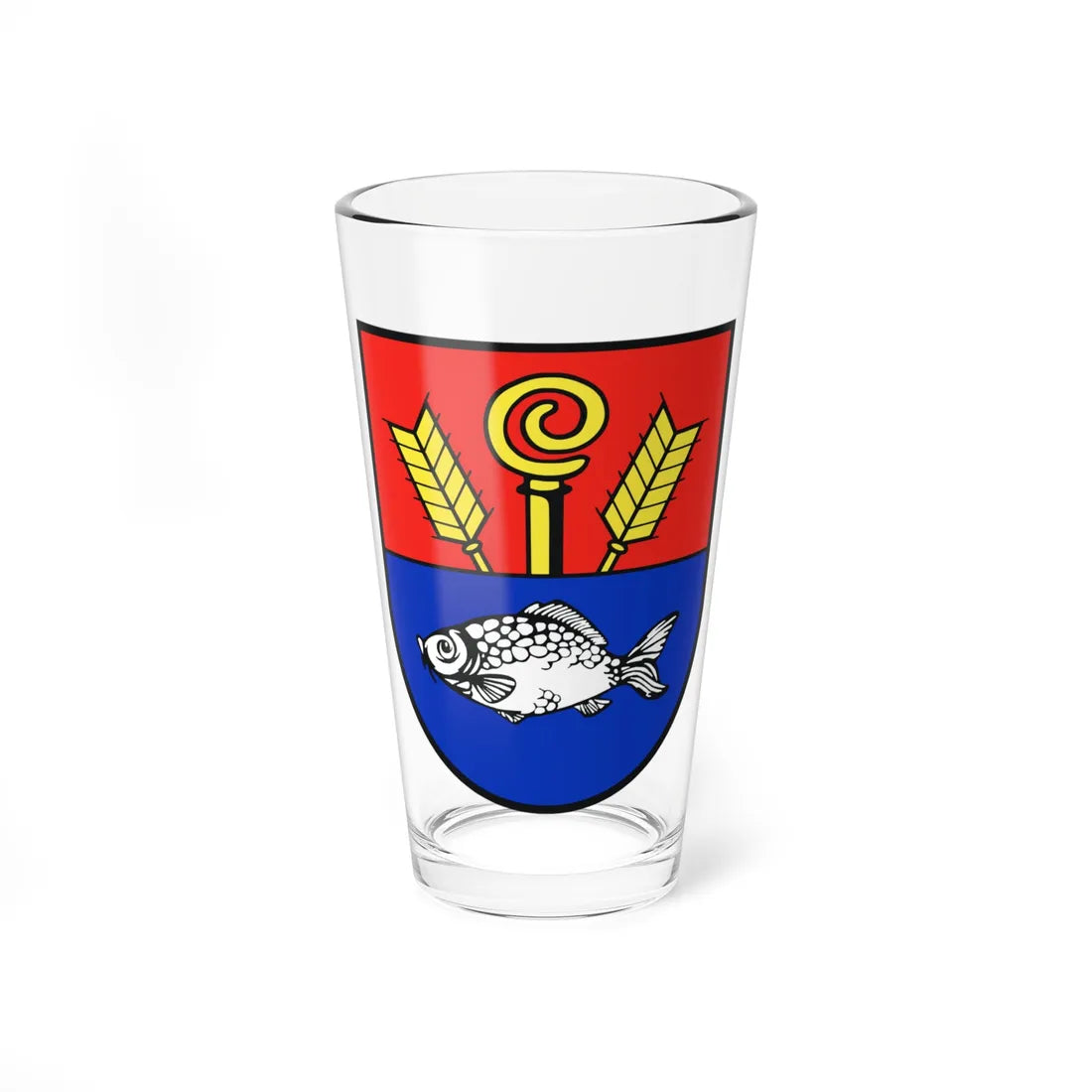 DEU Reinfeld Holstein COA (Germany) (Coat of Arms) Pint Glass 16oz 16oz - Go Mug Yourself