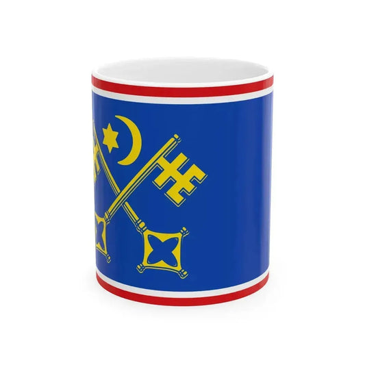 DEU Sankt Peter-Ording Flag (Germany) White Coffee Mug 11oz - Go Mug Yourself