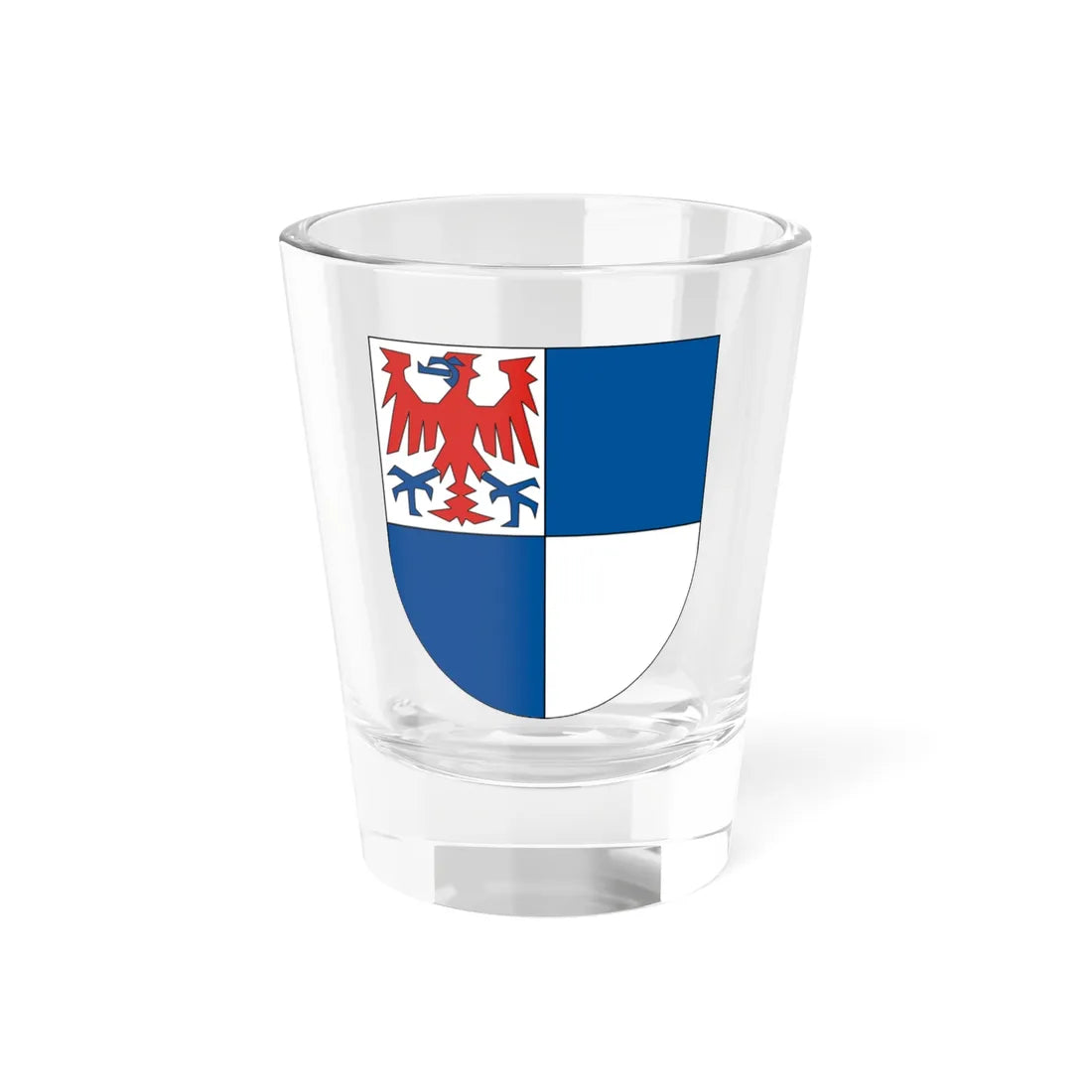 DEU Schwarzwald-Baar-Kreis COA (Germany) (Coat of Arms) Shot Glass 1.5oz 1.5oz - Go Mug Yourself