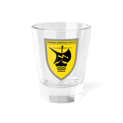 DEU Signal Battalion 610 COA (Germany) (Coat of Arms) Shot Glass 1.5oz 1.5oz - Go Mug Yourself