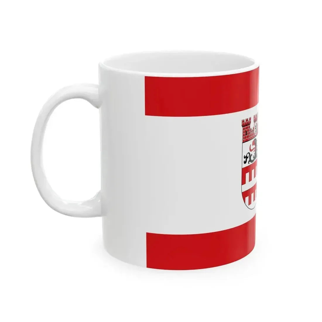 DEU Steglitz district Flag (Germany) White Coffee Mug - Go Mug Yourself