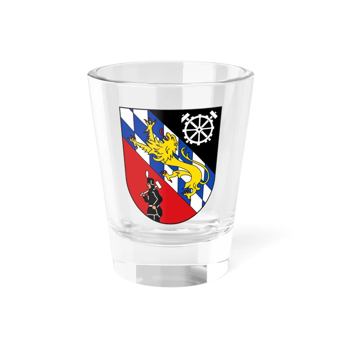 DEU St.Ingbert COA (Germany) (Coat of Arms) Shot Glass 1.5oz 1.5oz - Go Mug Yourself
