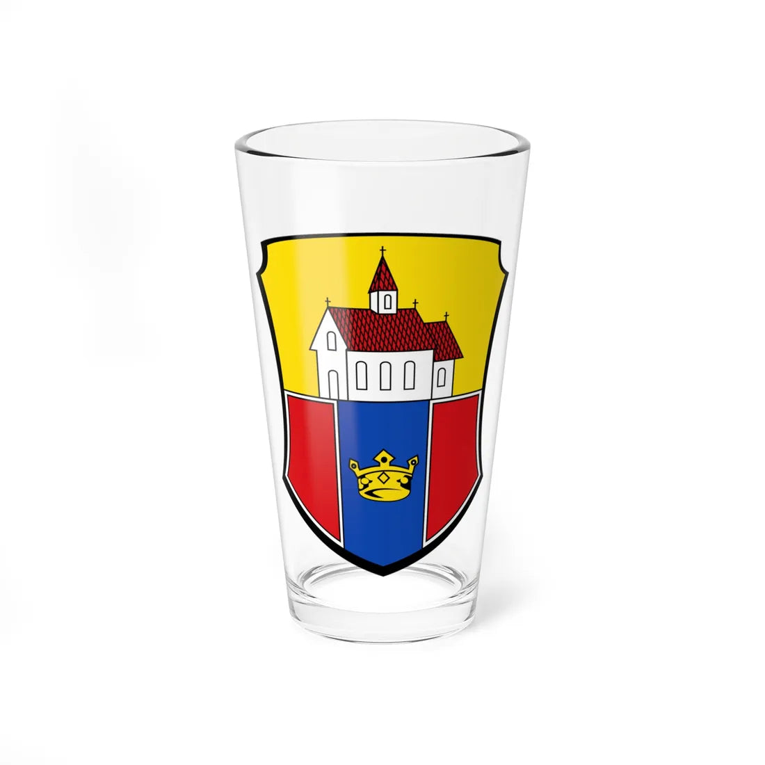 DEU Stollberg COA (Germany) (Coat of Arms) Pint Glass 16oz 16oz - Go Mug Yourself
