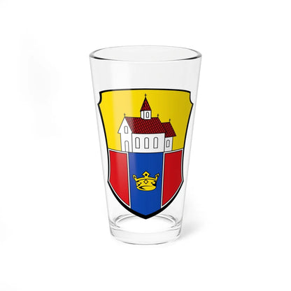 DEU Stollberg COA (Germany) (Coat of Arms) Pint Glass 16oz 16oz - Go Mug Yourself