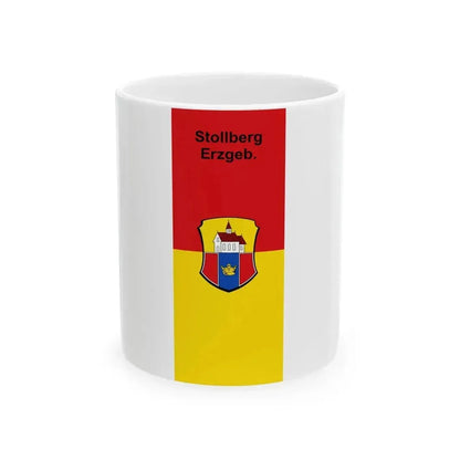 DEU Stollberg Flag (Germany) White Coffee Mug 11oz - Go Mug Yourself
