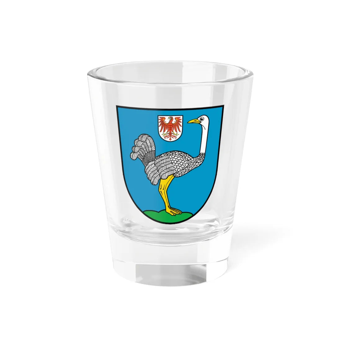 DEU Strausberg COA (Germany) (Coat of Arms) Shot Glass 1.5oz 1.5oz - Go Mug Yourself