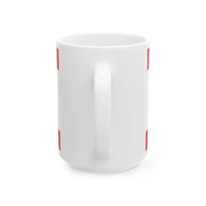 DEU Tempelhof district Flag (Germany) White Coffee Mug - Go Mug Yourself