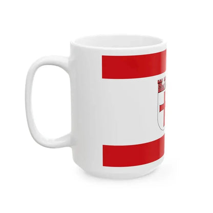 DEU Tempelhof district Flag (Germany) White Coffee Mug - Go Mug Yourself