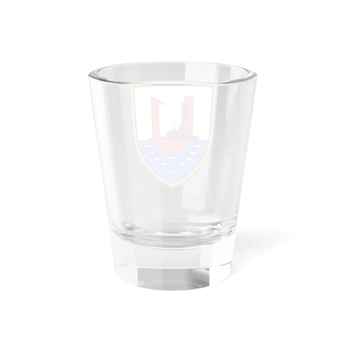 DEU Ubootgeschwader 1 CoA (Germany) (Coat of Arms) Shot Glass 1.5oz - Go Mug Yourself