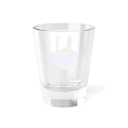 DEU Ubootgeschwader 1 CoA (Germany) (Coat of Arms) Shot Glass 1.5oz - Go Mug Yourself