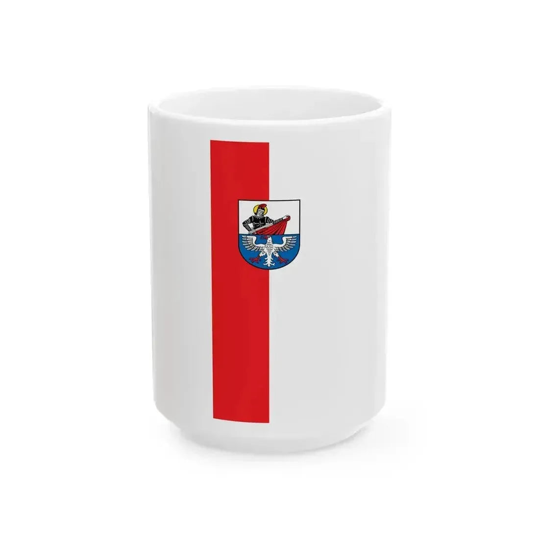 DEU Uelversheim Banner (Germany) White Coffee Mug 15oz - Go Mug Yourself