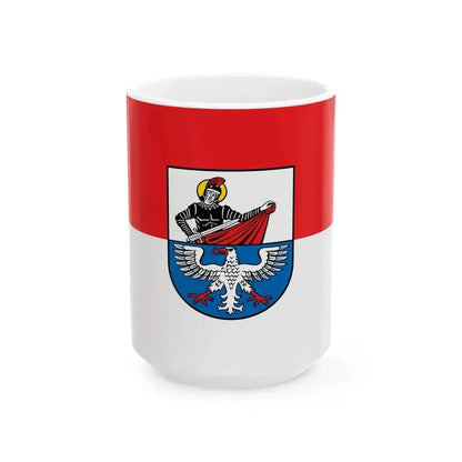 DEU Uelversheim Flag (Germany) White Coffee Mug 15oz - Go Mug Yourself