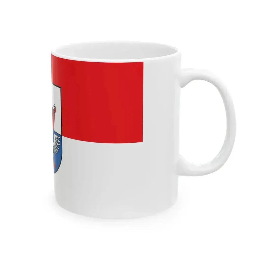 DEU Uelversheim Flag (Germany) White Coffee Mug - Go Mug Yourself