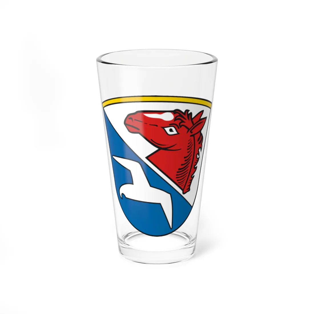 DEU Unterwössen COA (Germany) (Coat of Arms) Pint Glass 16oz 16oz - Go Mug Yourself