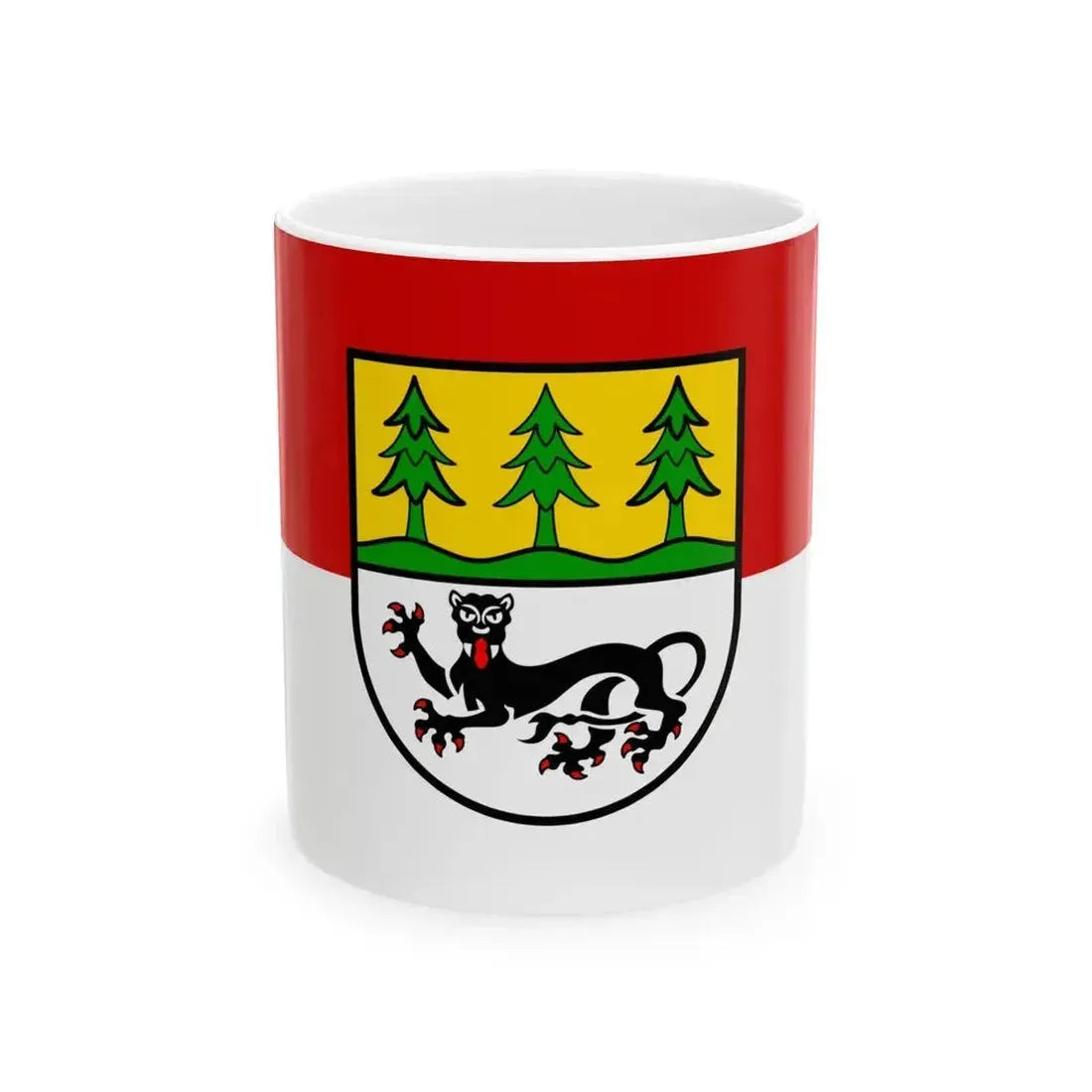 DEU Waldenburg Flag (Germany) White Coffee Mug 11oz - Go Mug Yourself