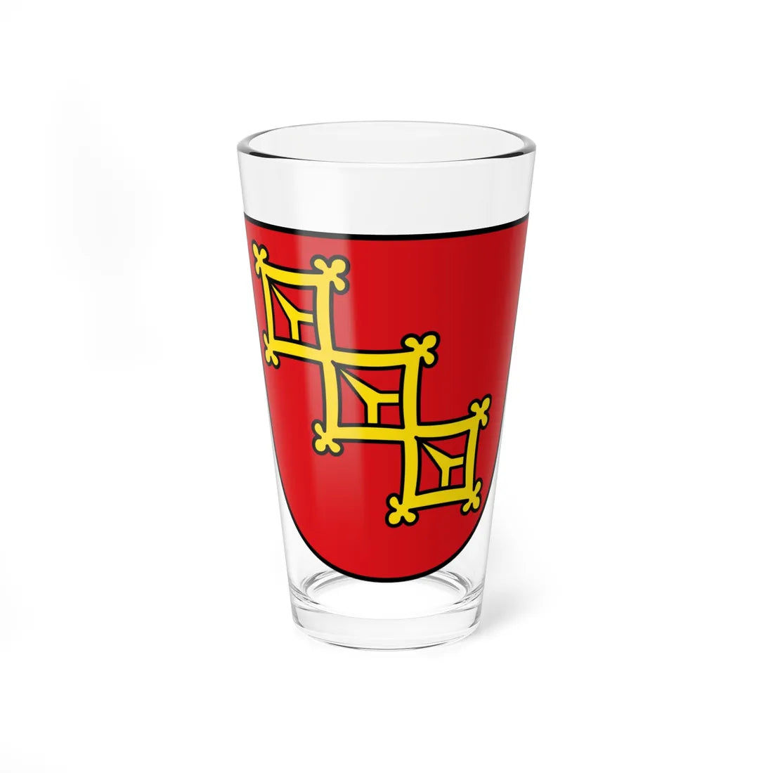DEU Wasenbach COA deriv (Germany) (Coat of Arms) Pint Glass 16oz 16oz - Go Mug Yourself