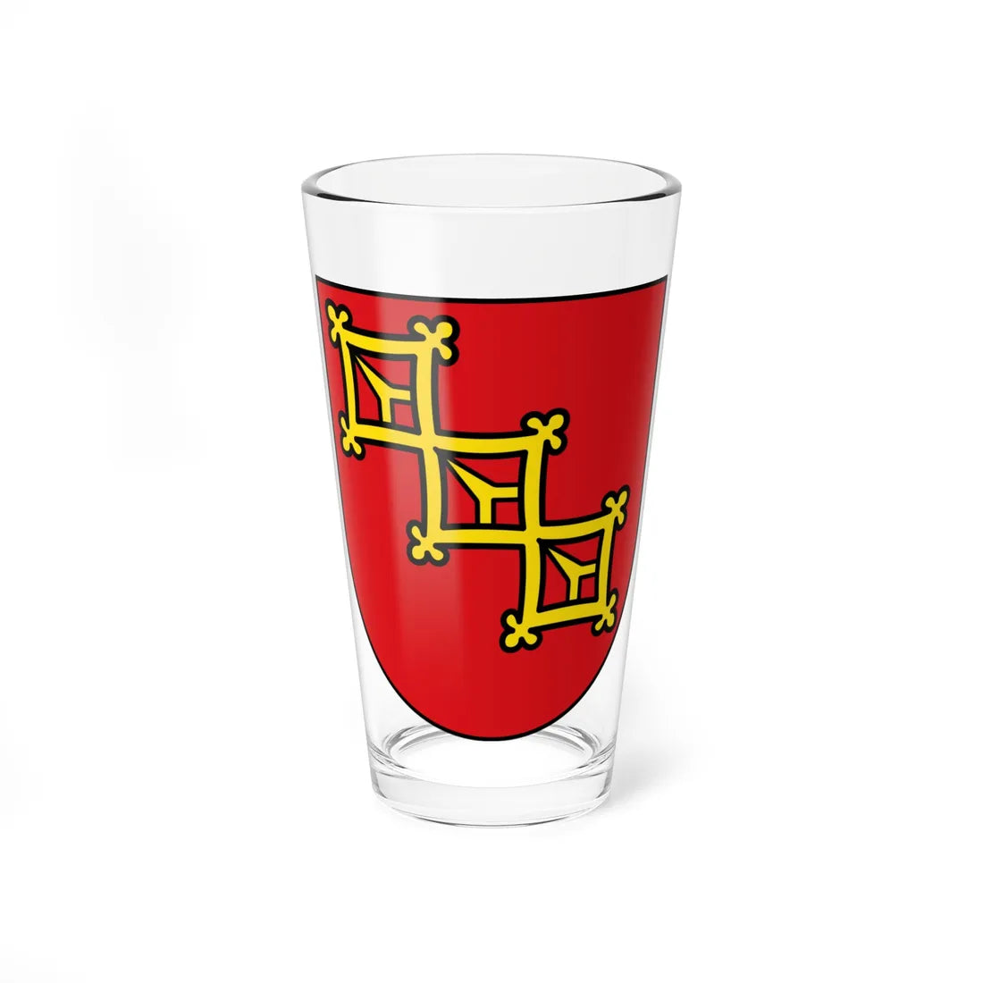 DEU Wasenbach COA (Germany) (Coat of Arms) Pint Glass 16oz 16oz - Go Mug Yourself