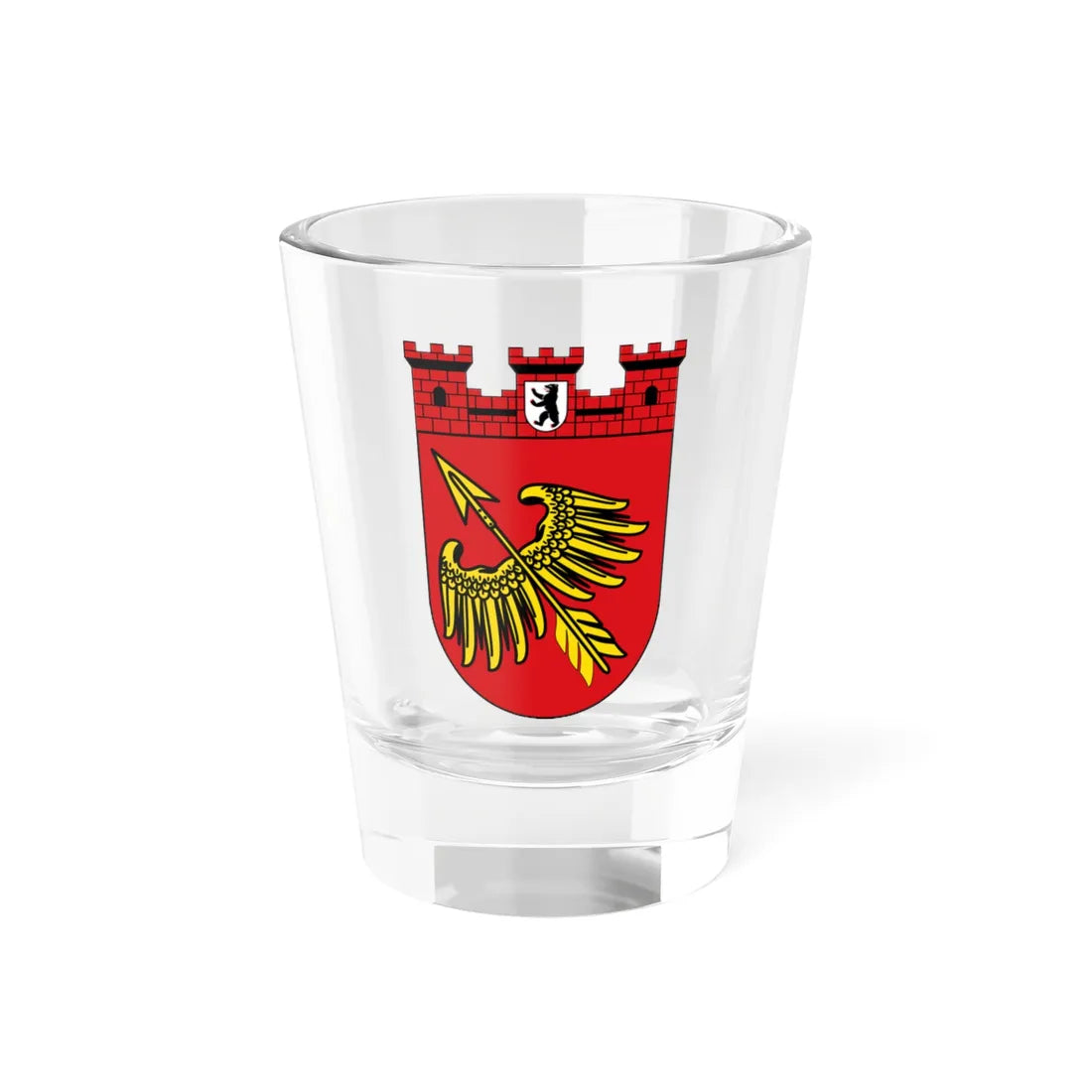 DEU Wedding COA (Germany) (Coat of Arms) Shot Glass 1.5oz 1.5oz - Go Mug Yourself