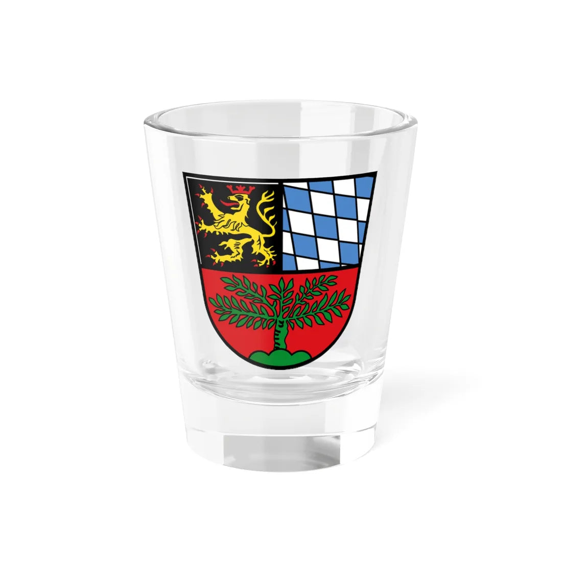 DEU Weiden in der Oberpfalz COA (Germany) (Coat of Arms) Shot Glass 1.5oz 1.5oz - Go Mug Yourself