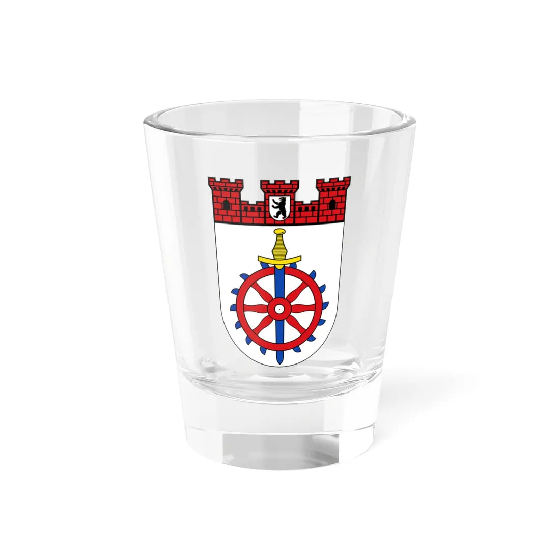 DEU Weißensee district COA (Germany) (Coat of Arms) Shot Glass 1.5oz 1.5oz - Go Mug Yourself