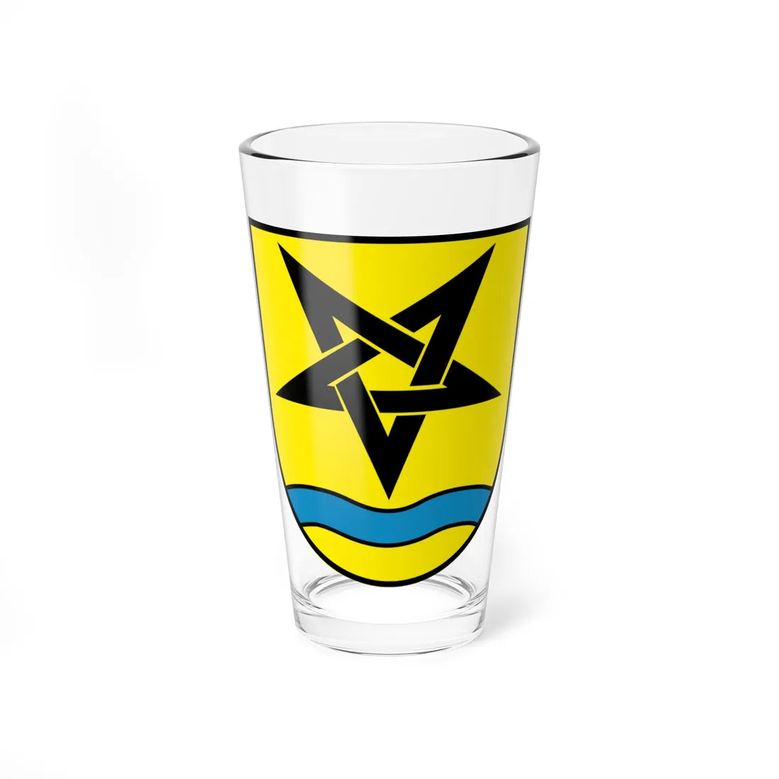 DEU Weiler-Rems COA (Germany) (Coat of Arms) Pint Glass 16oz 16oz - Go Mug Yourself