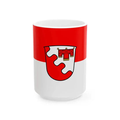 DEU Weiler-Simmerberg Flag (Germany) White Coffee Mug 15oz - Go Mug Yourself