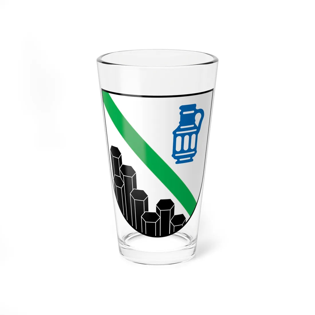 DEU Westerwaldkreis COA (Germany) (Coat of Arms) Pint Glass 16oz 16oz - Go Mug Yourself