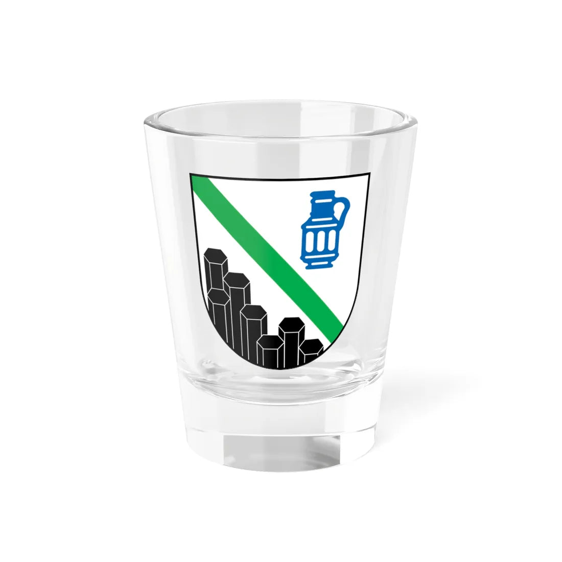 DEU Westerwaldkreis COA (Germany) (Coat of Arms) Shot Glass 1.5oz 1.5oz - Go Mug Yourself