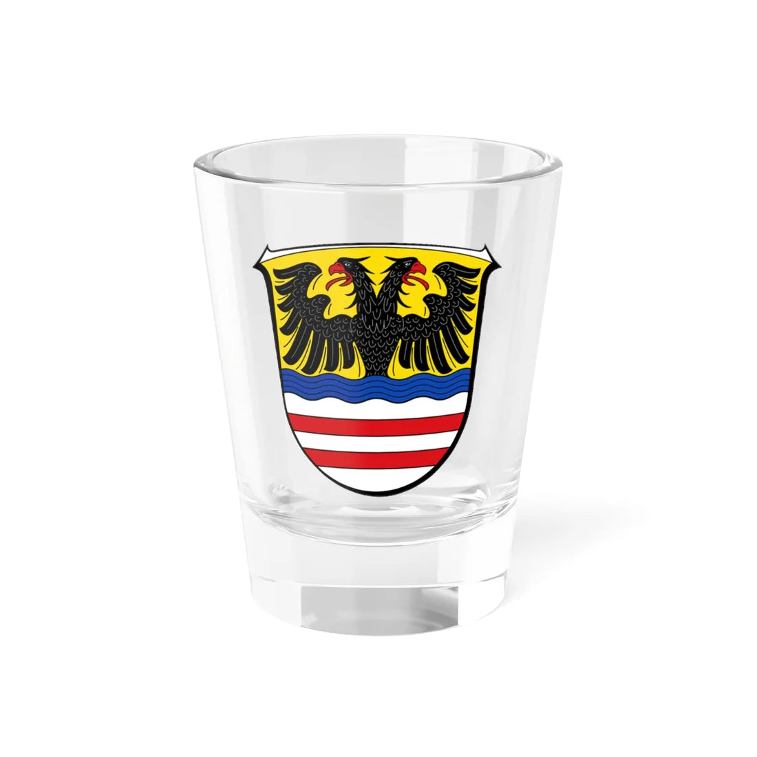 DEU Wetteraukreis COA (Germany) (Coat of Arms) Shot Glass 1.5oz 1.5oz - Go Mug Yourself
