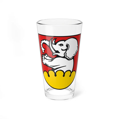 DEU Wiesensteig COA (Germany) (Coat of Arms) Pint Glass 16oz 16oz - Go Mug Yourself