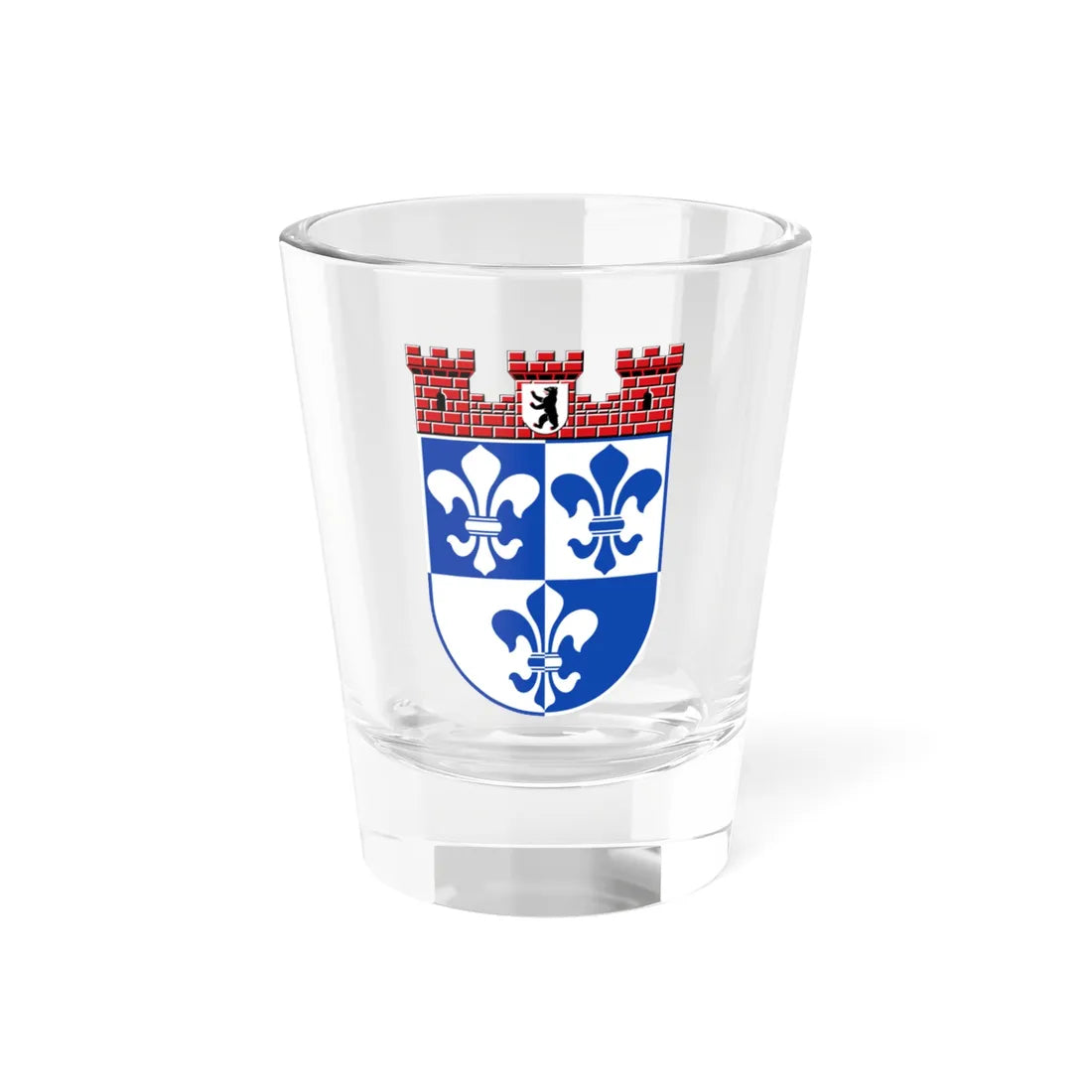DEU Wilmersdorf district COA (Germany) (Coat of Arms) Shot Glass 1.5oz 1.5oz - Go Mug Yourself