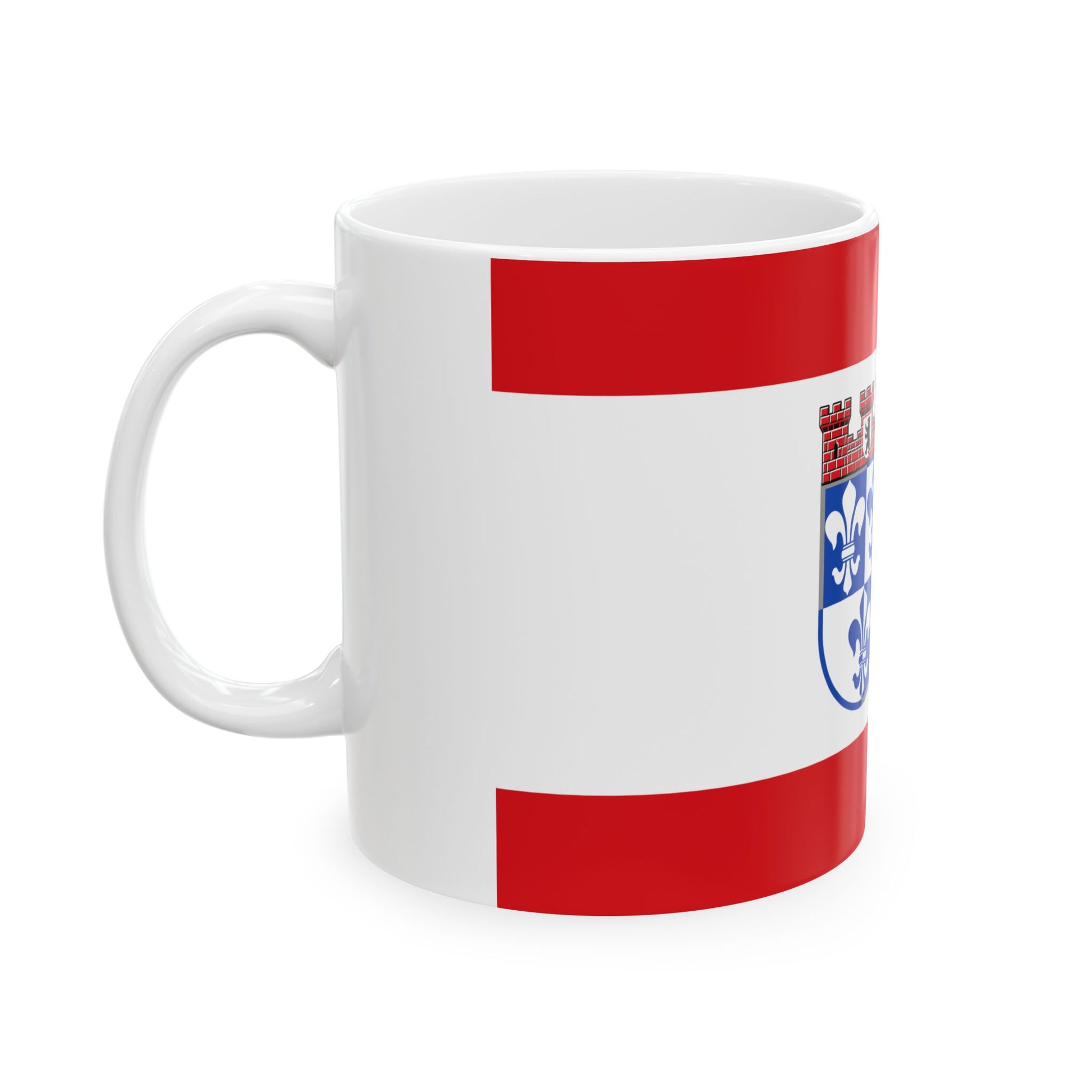 DEU Wilmersdorf district Flag (Germany) White Coffee Mug-Go Mug Yourself