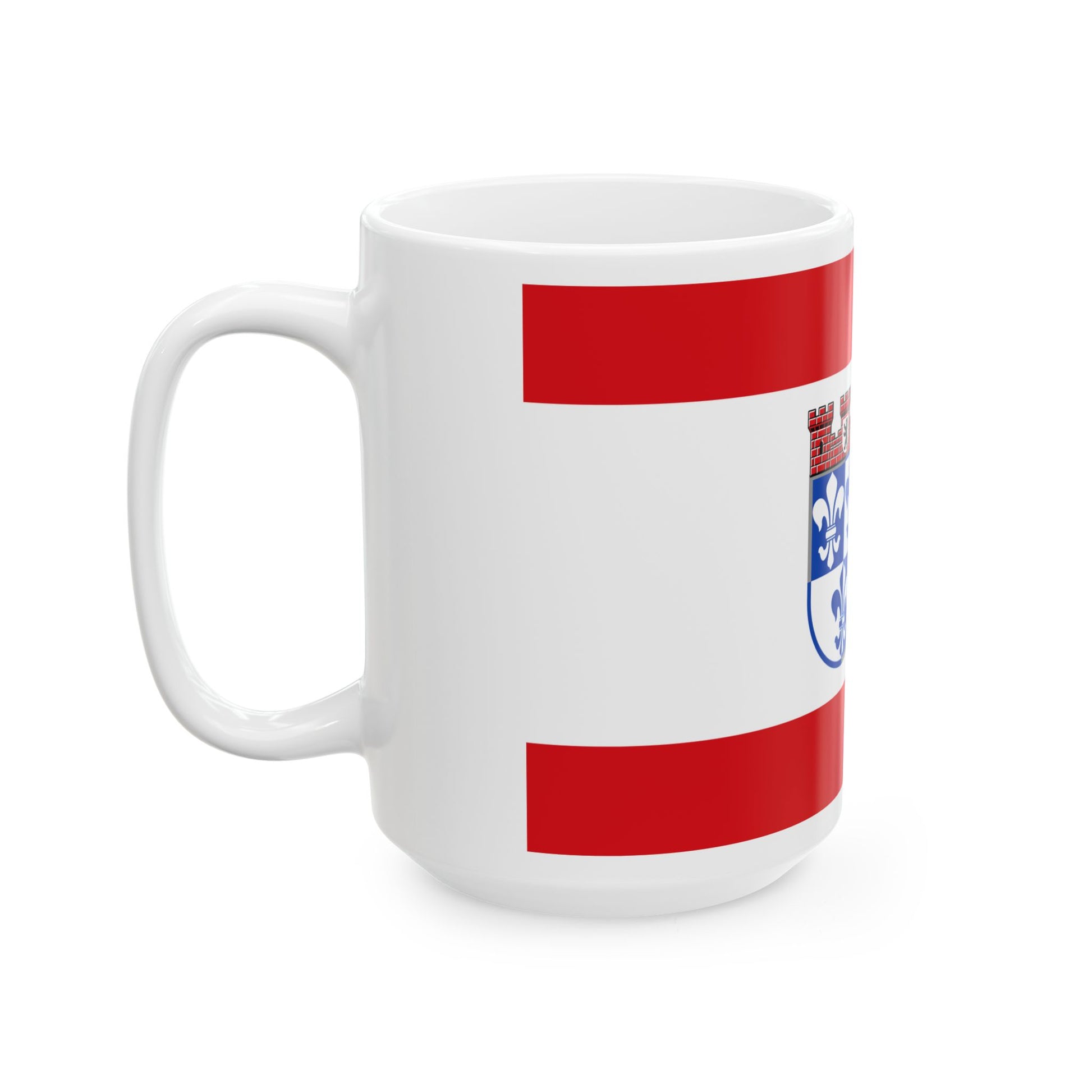 DEU Wilmersdorf district Flag (Germany) White Coffee Mug-Go Mug Yourself