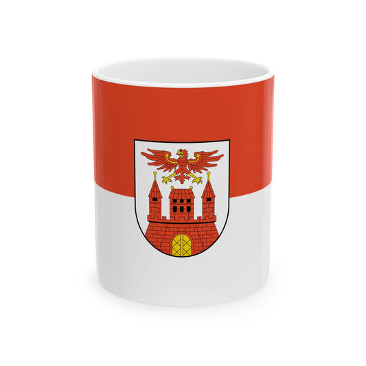 DEU Wittenberge Flag (Germany) White Coffee Mug-11oz-Go Mug Yourself