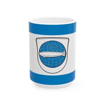 DEU Zeppelinheim Flag (Germany) White Coffee Mug 15oz - Go Mug Yourself