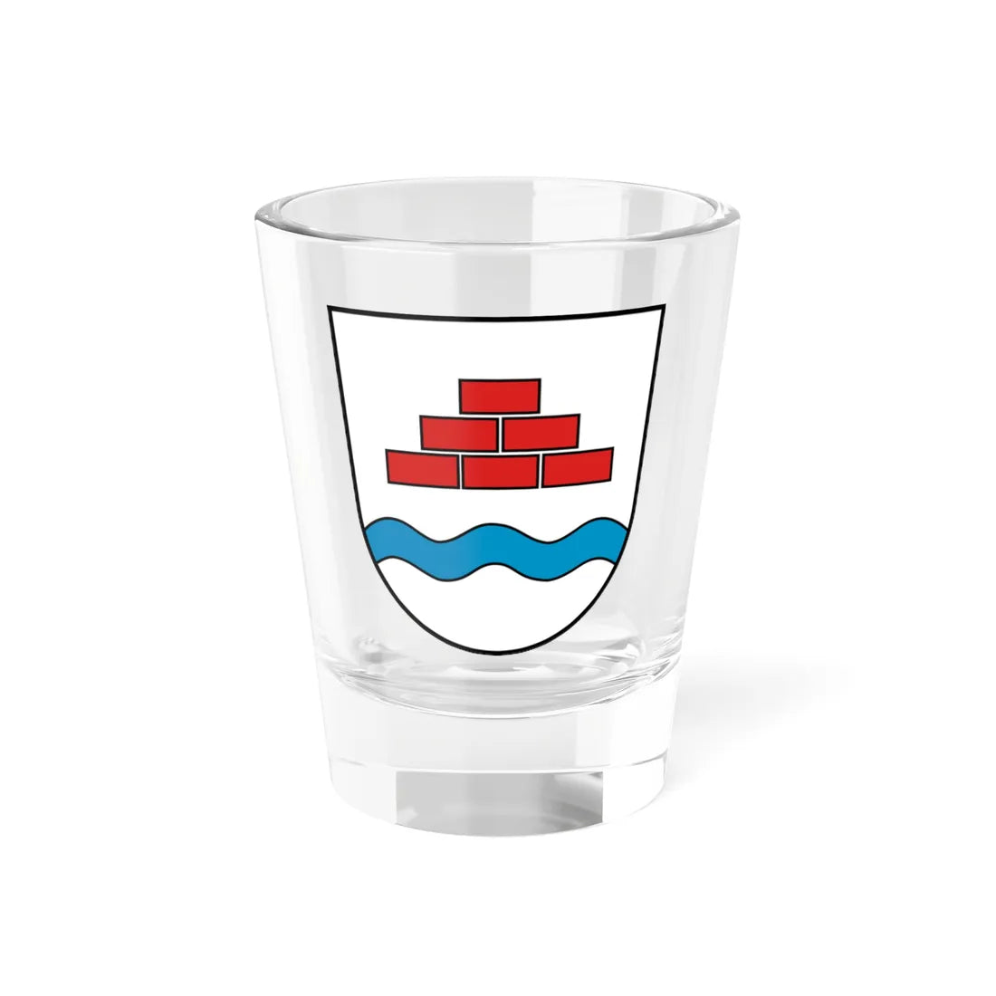 DEU Ziegelbach COA (Germany) (Coat of Arms) Shot Glass 1.5oz 1.5oz - Go Mug Yourself