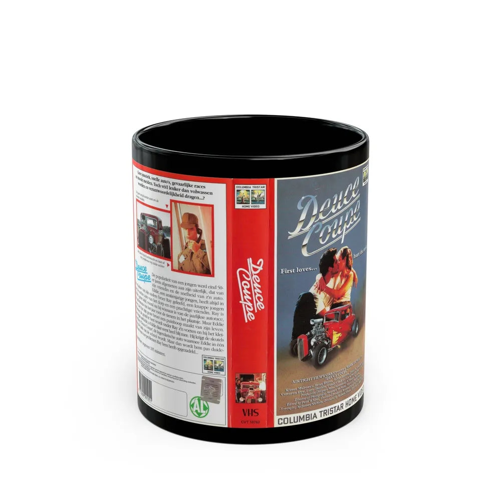 DEUCE COUPE (VHS COVER) - Black Coffee Mug-11oz-Go Mug Yourself