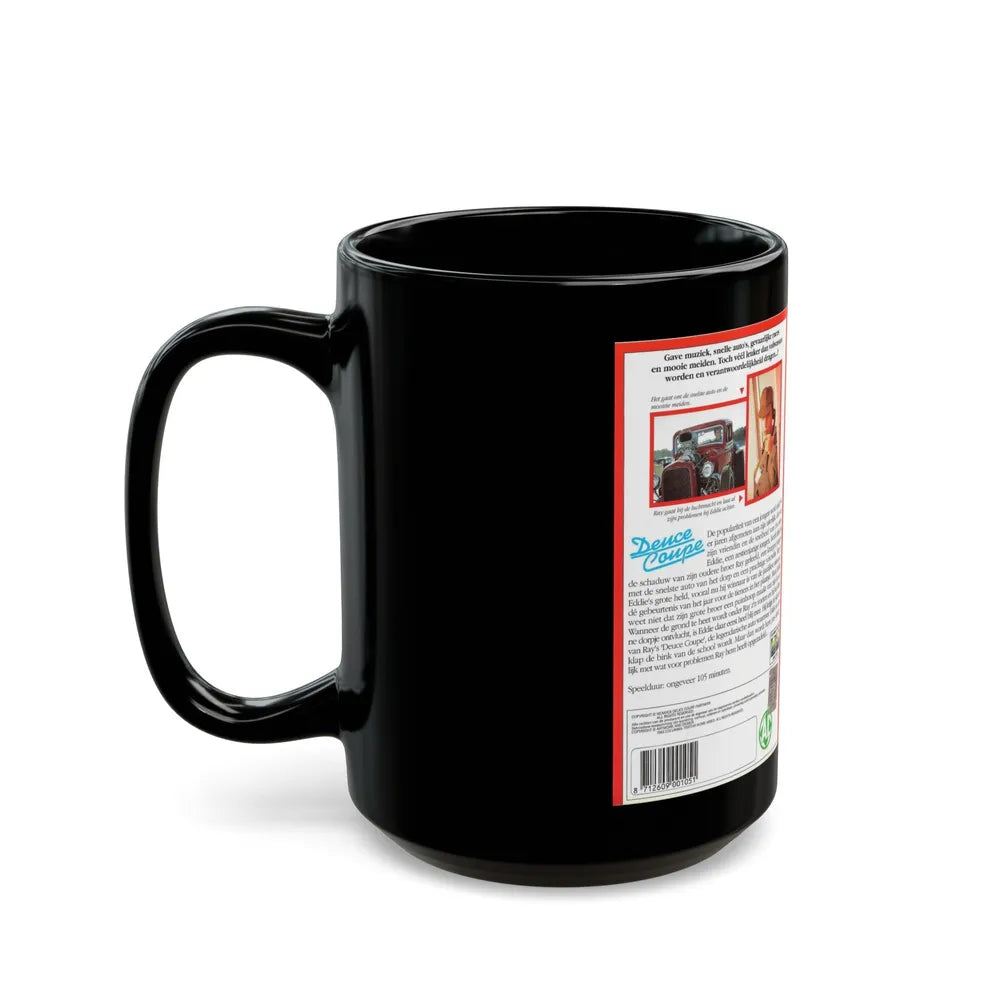 DEUCE COUPE (VHS COVER) - Black Coffee Mug-Go Mug Yourself