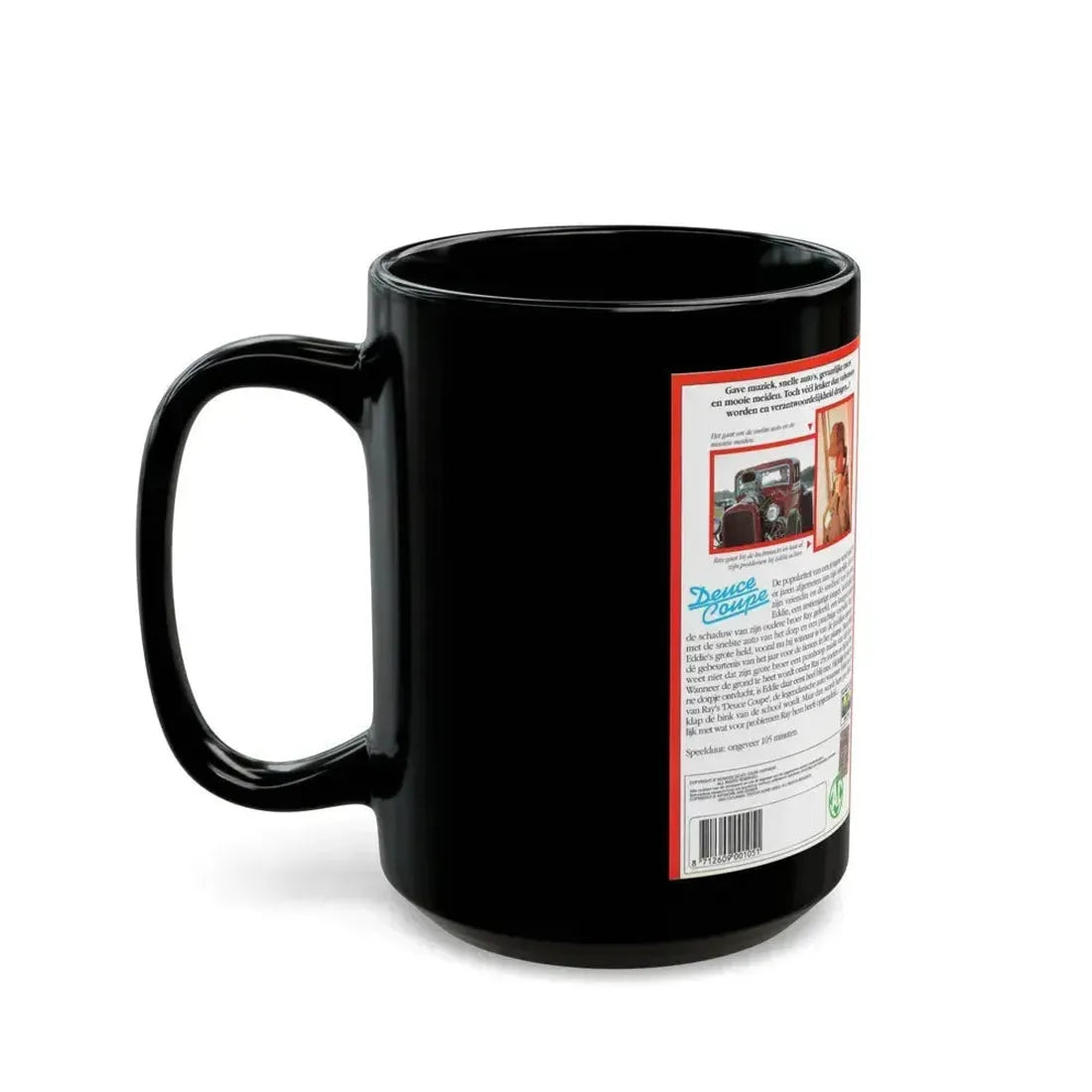 DEUCE COUPE (VHS COVER) - Black Coffee Mug - Go Mug Yourself